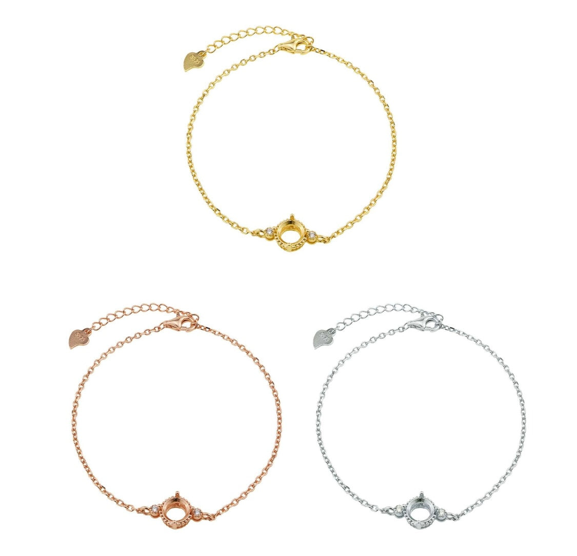 Armband Liz – Silber, Gold und Rosé plattiert