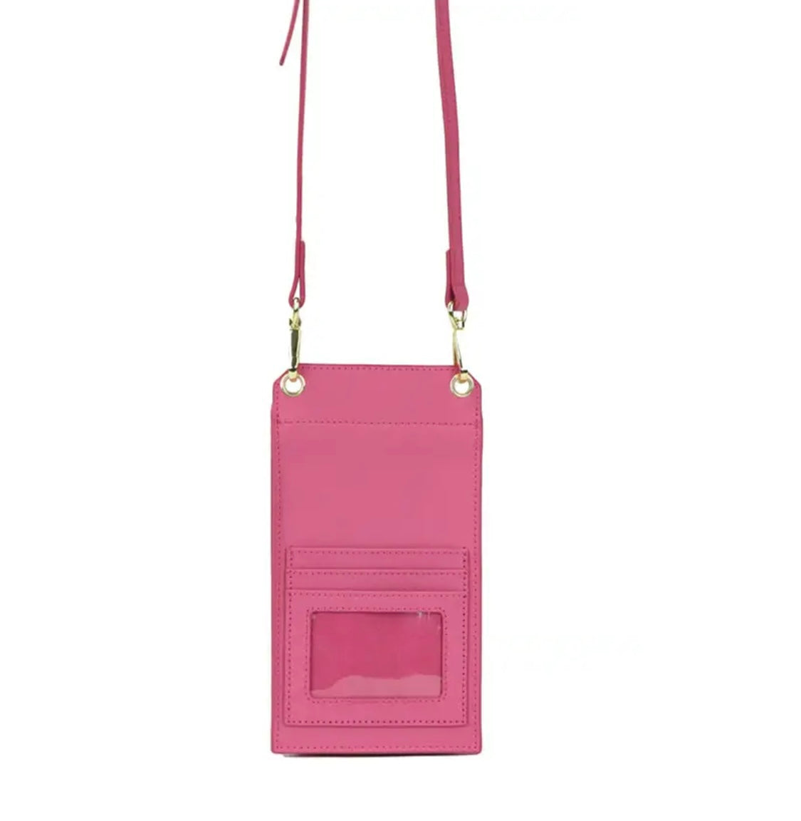 Porta cellulare a tracolla in vera pelle, vari colori