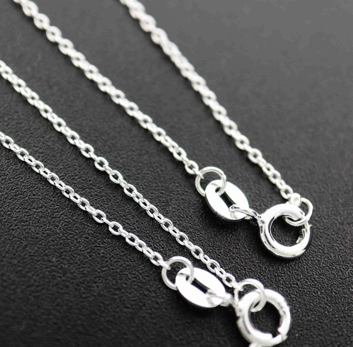 Collar suelto de plata - chapado en oro - chapado en rosa