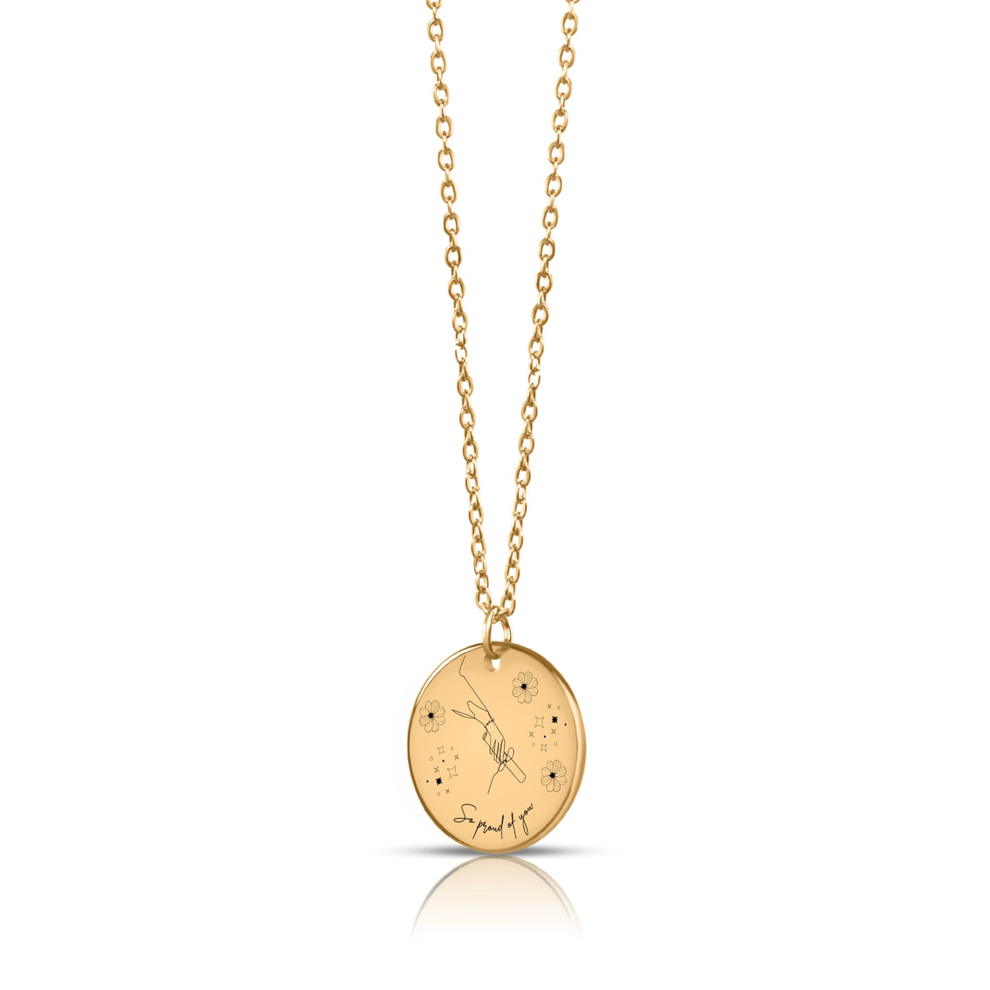 Regalo de collar de diploma aprobado - plata - oro rosa - oro