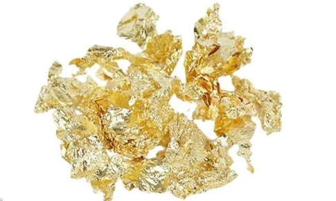 Flocons de feuilles d'or