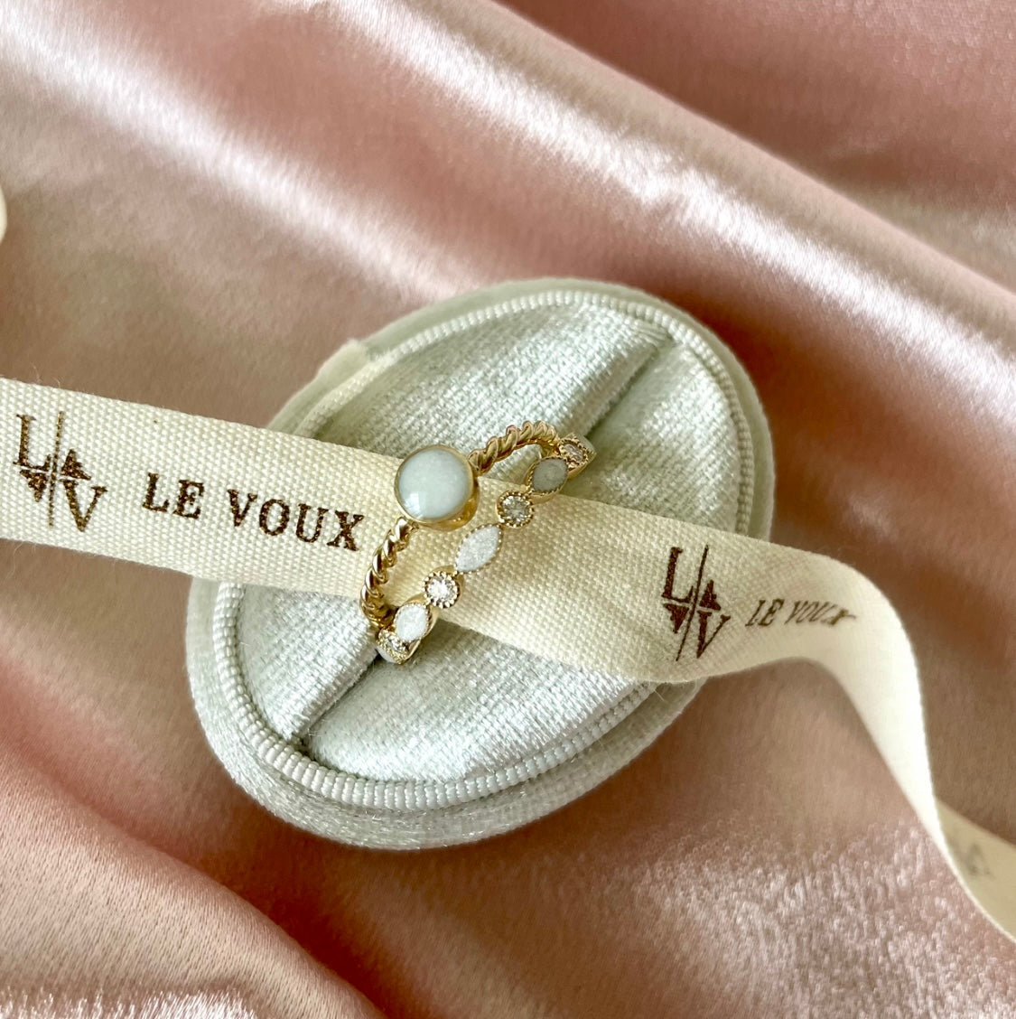 Ring Elodie massief goud (14 karaat)