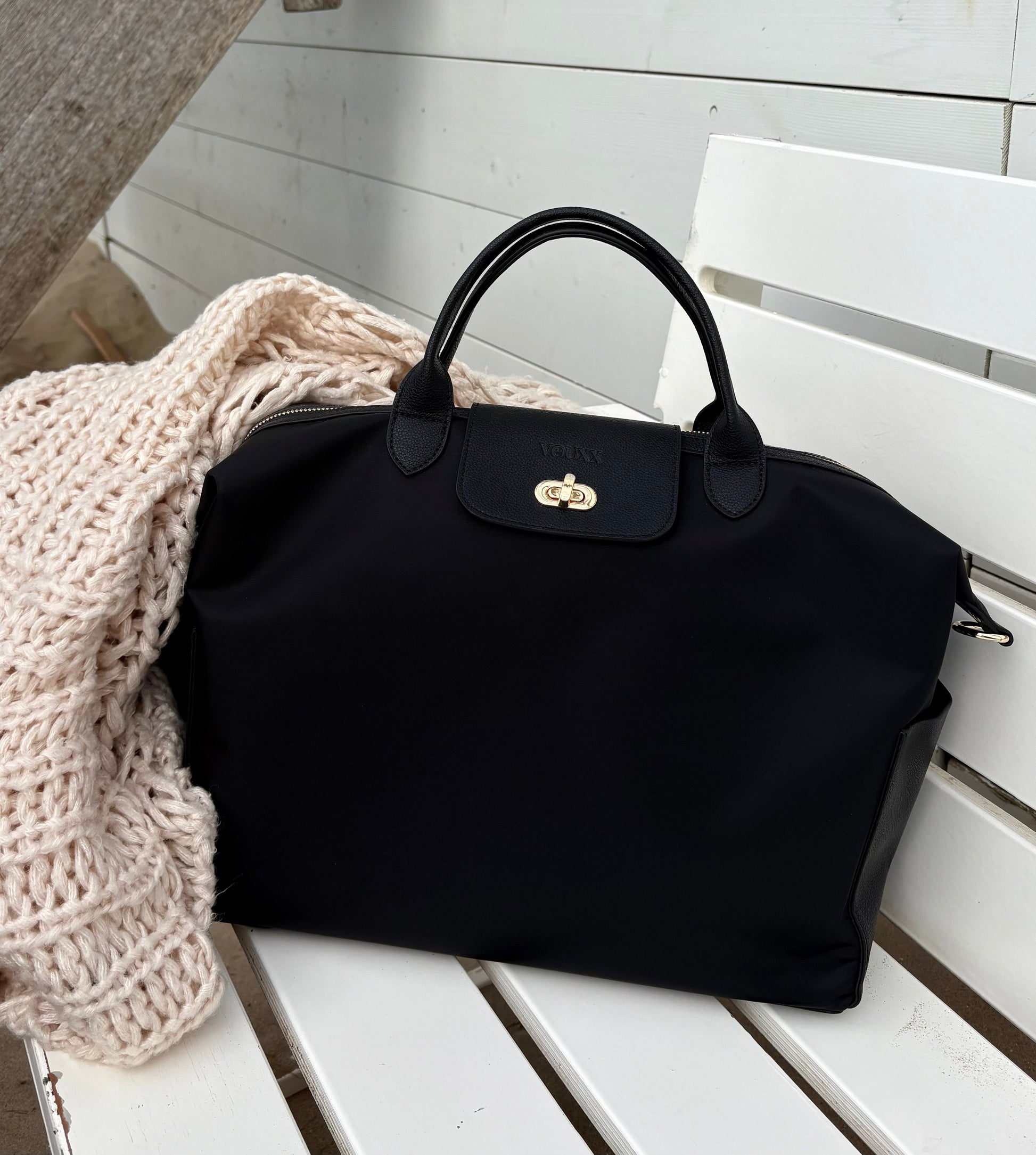 VOUXX Tote luiertas Maya nylon black (complete set)