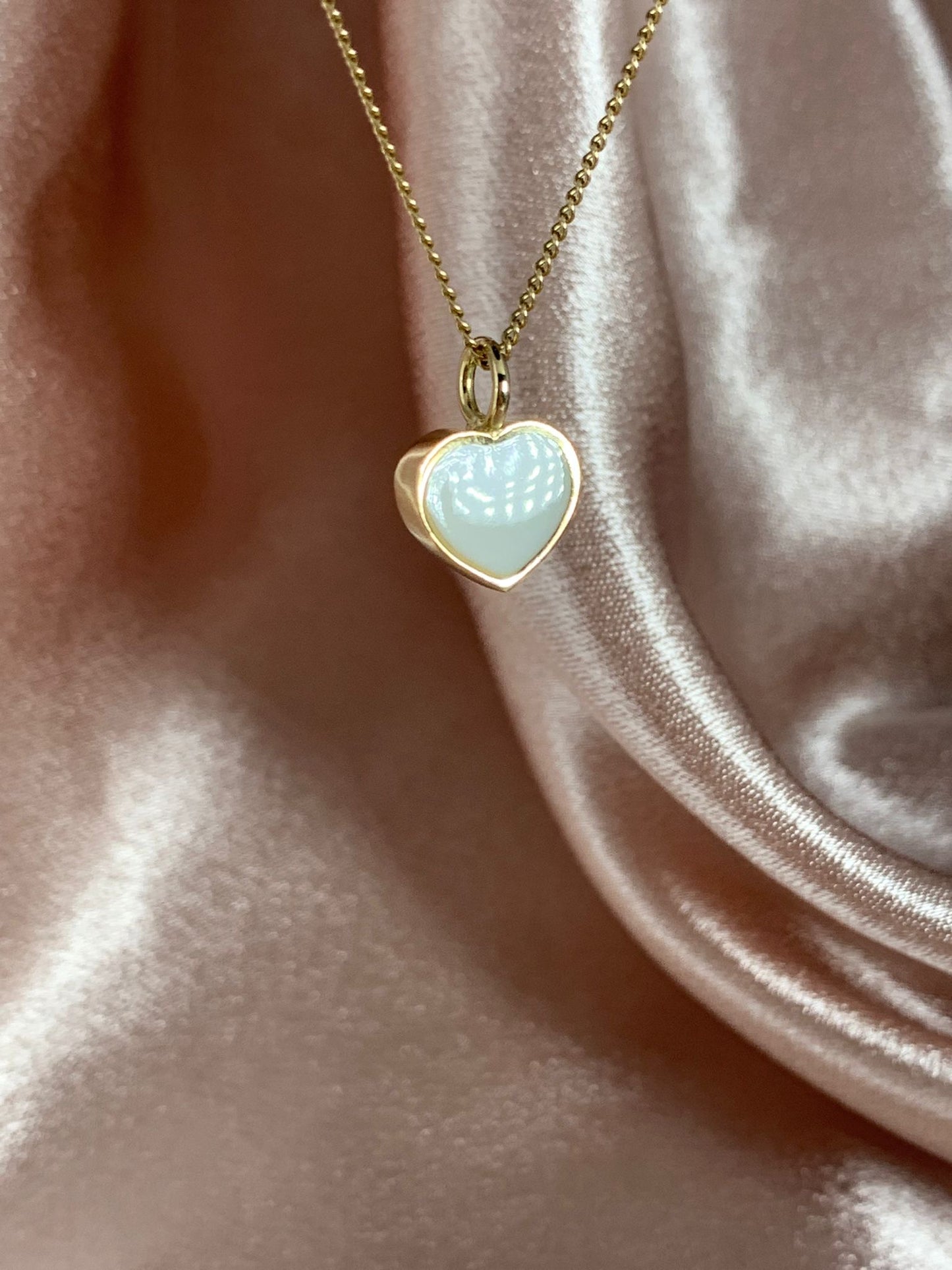 Pendentif amour massif (or 14 carats) 