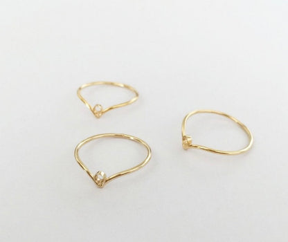 Moedermelk ring maya zilver en goud verguld