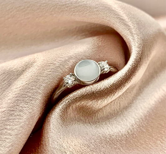 Anel twin twinkle - banhado a ouro - prata - banhado a rosé