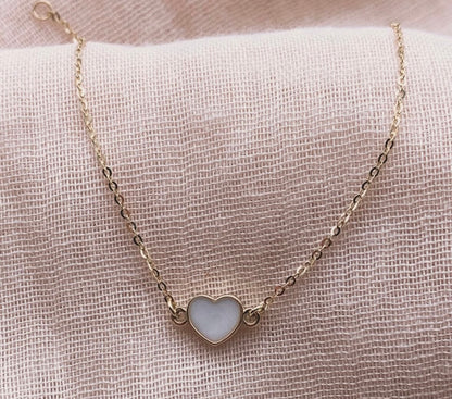 Moedermelk armband Noé rond of hartje (14 karaat) goud