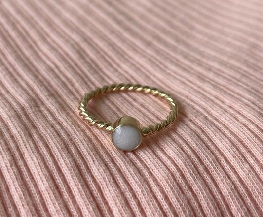 Bague Elodie en or massif (14 carats)
