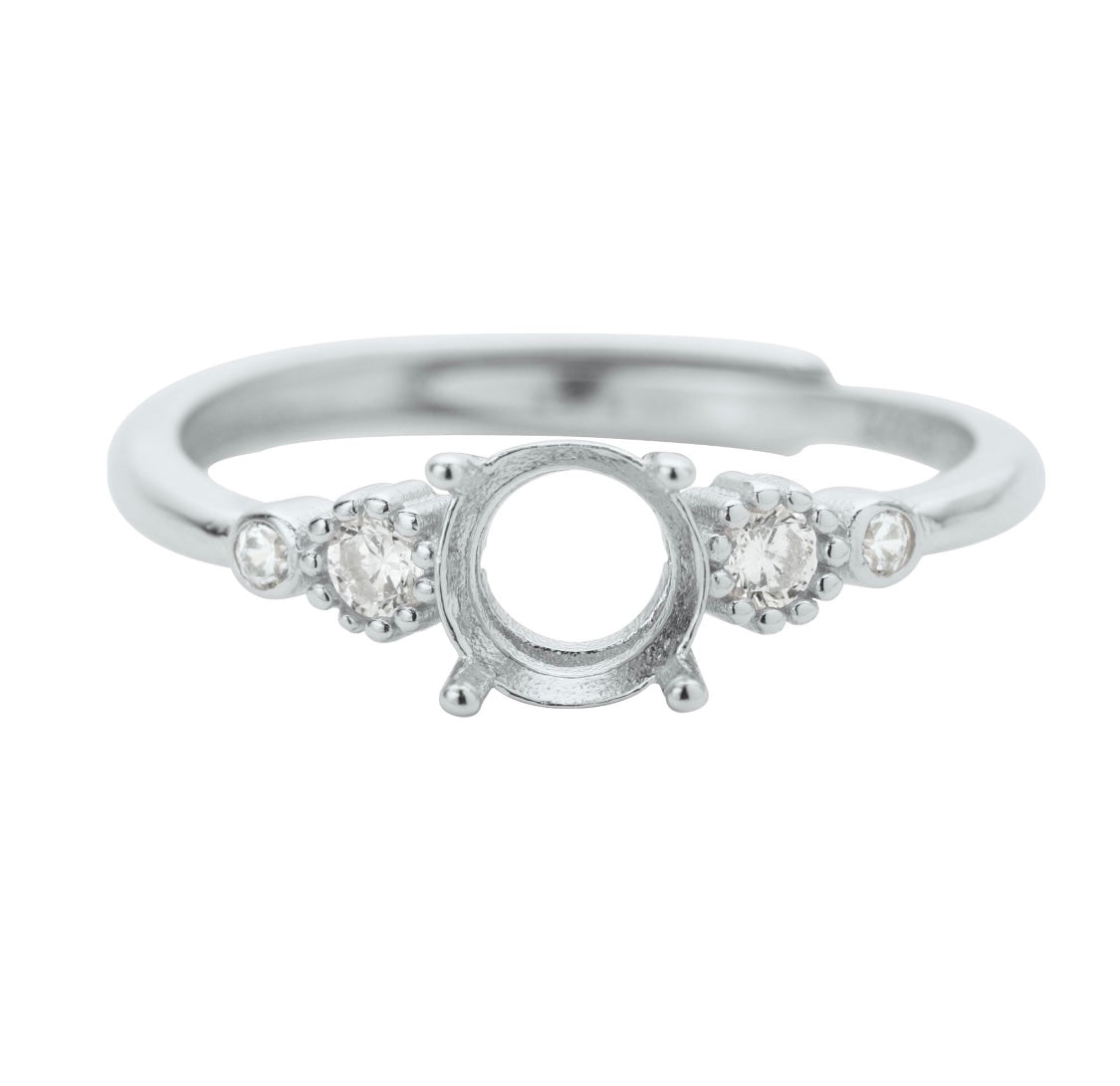 Moedermelk ring Gigi - zilver - gold plated - rosé plated