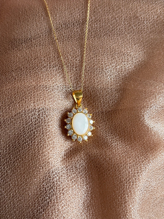 Le pendentif lever du soleil - argent, plaqué or