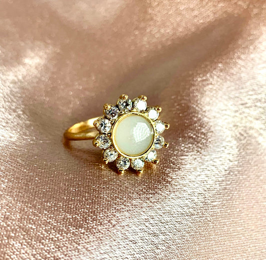Bague lait maternel Sunshine (or 14 carats)