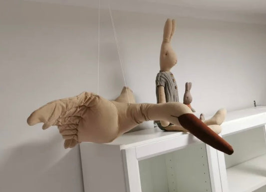scandinavische stijl decoratie vogel zwaan voor baby en kinderkamer