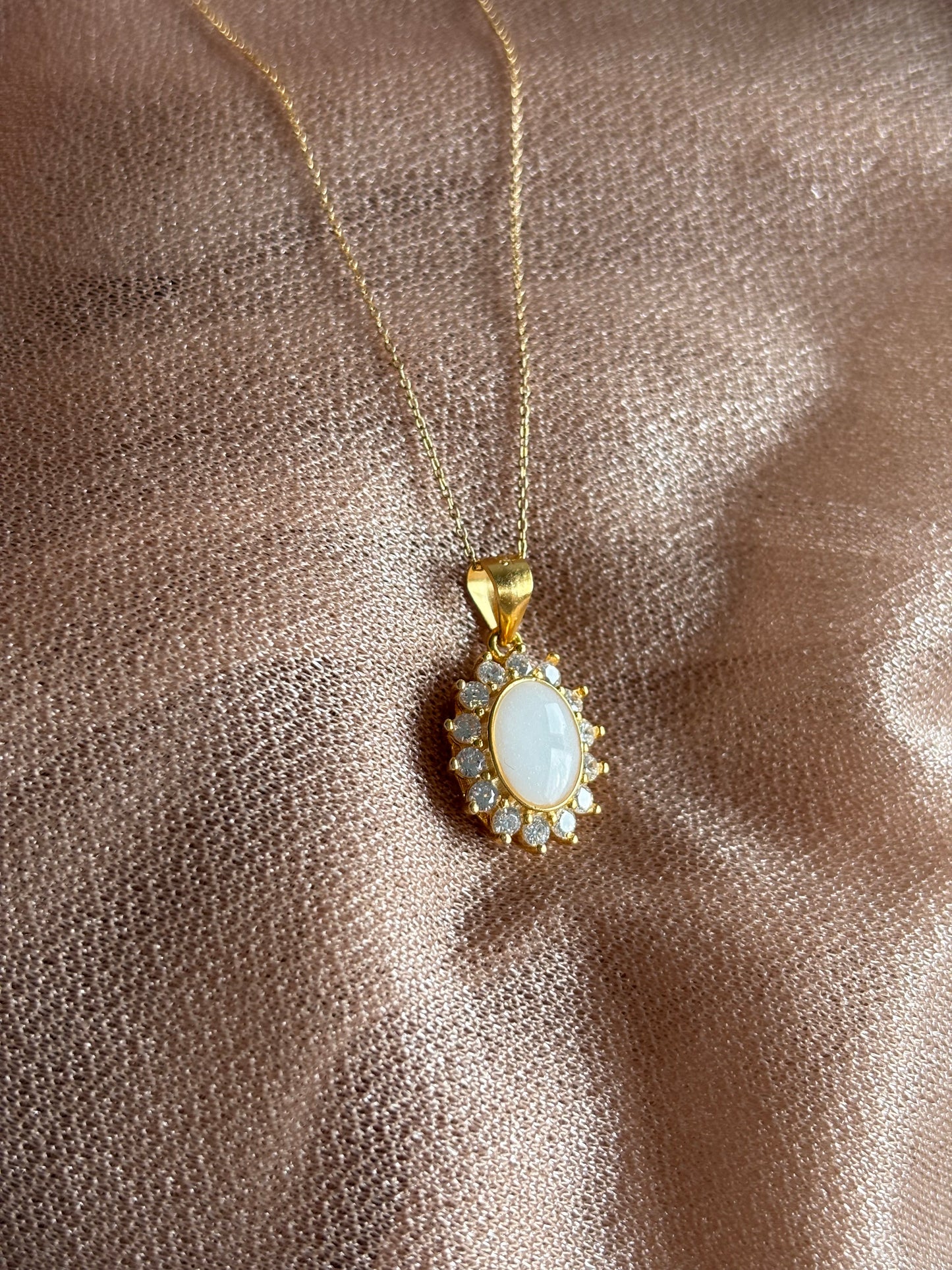 Le pendentif lever du soleil - argent, plaqué or