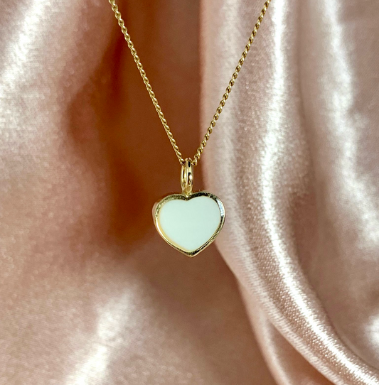 Pendentif amour massif (or 14 carats) 