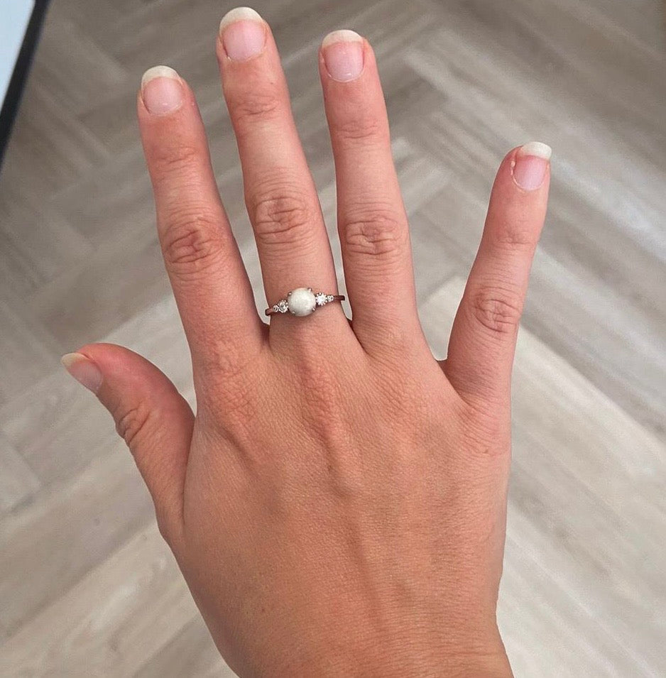 Moedermelk ring Gigi - zilver - gold plated - rosé plated
