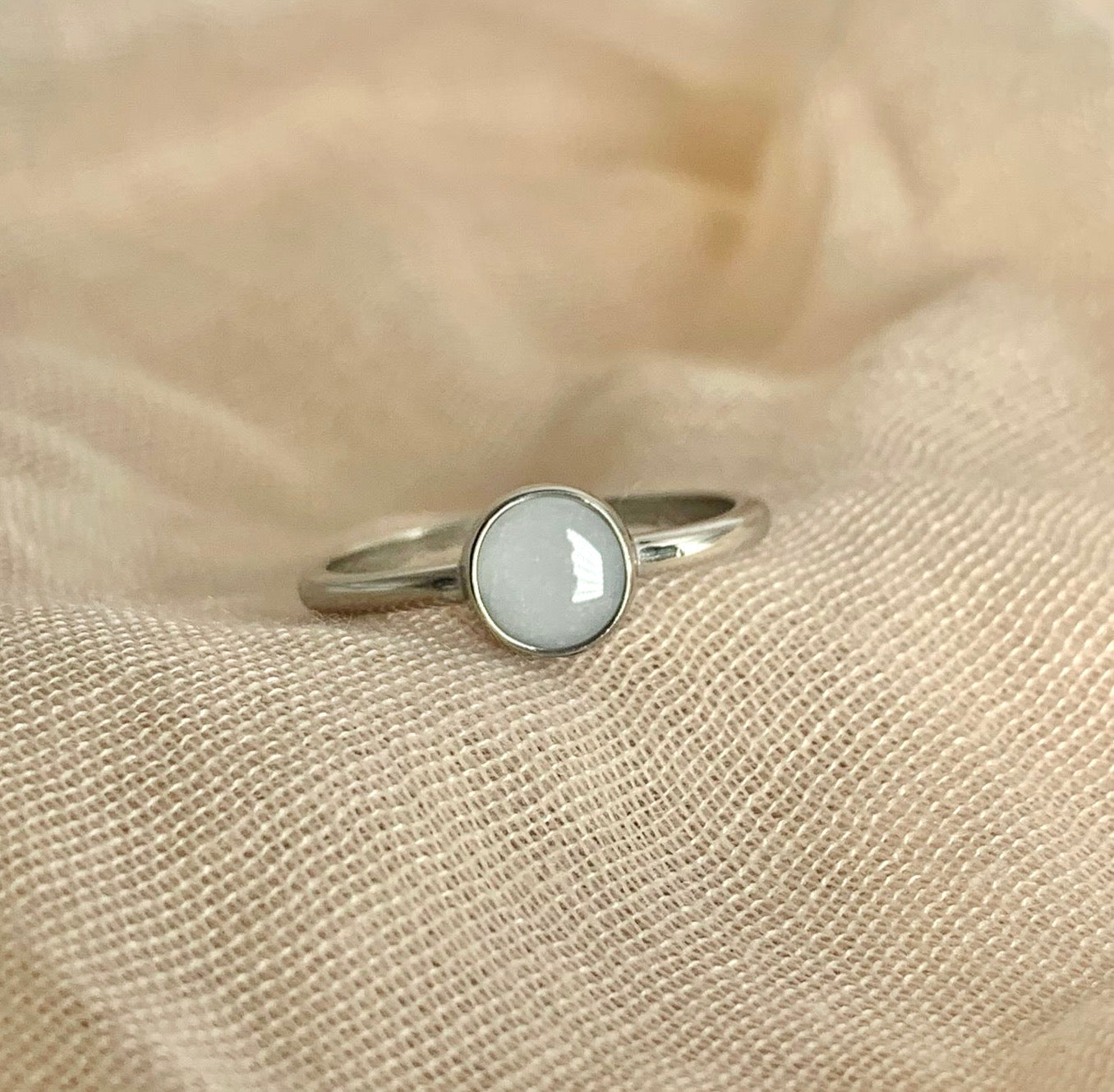 Moedermelk ring Elif zilver, gold & rosé plated