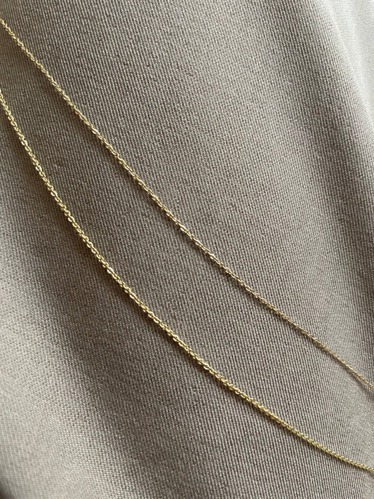 Chaîne collier en or jaune 14 carats