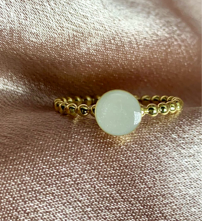 Anello per latte materno Amelie in oro (14 carati).