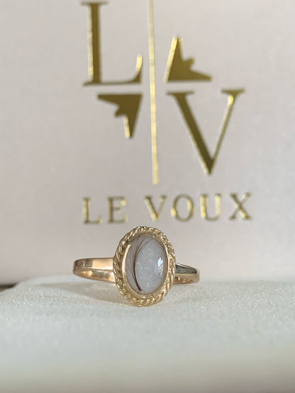 Anillo de leche materna Bella (14 quilates) oro