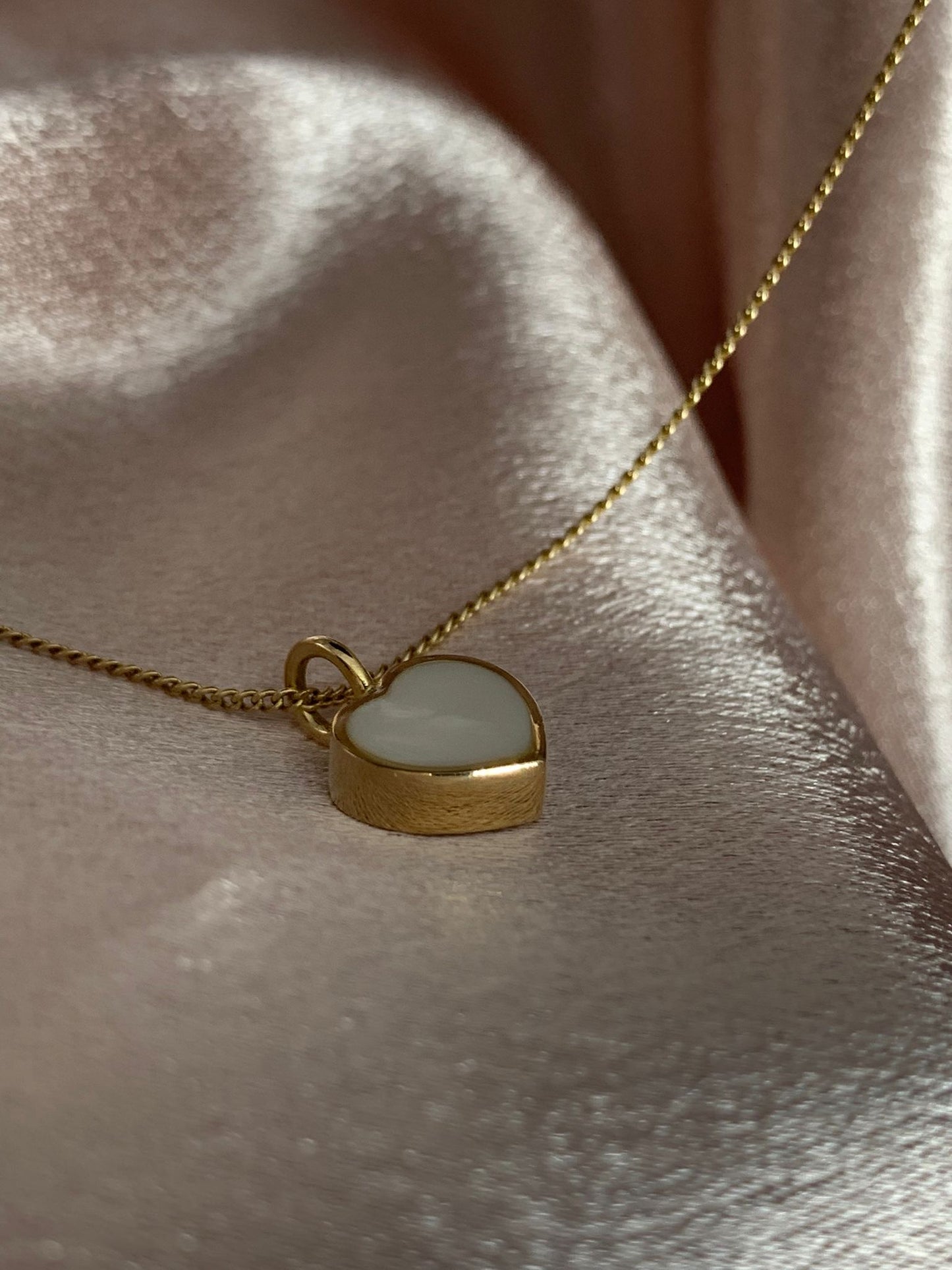 Pendentif amour massif (or 14 carats) 