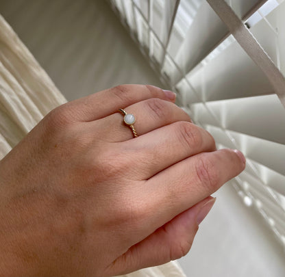 Ring Elodie massief goud (14 karaat)