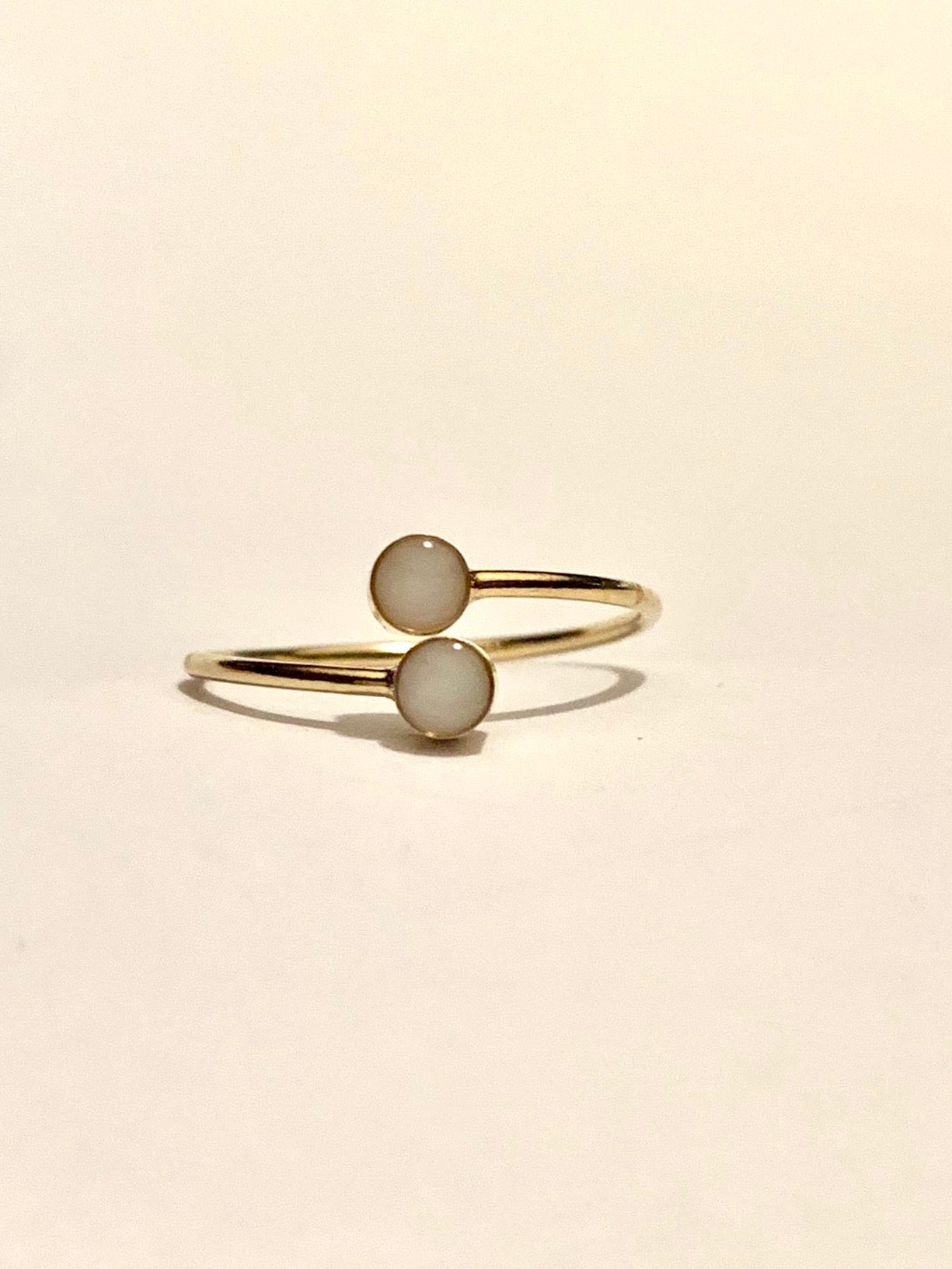 Muttermilchring Zwilling - Silber - Gold gefüllt