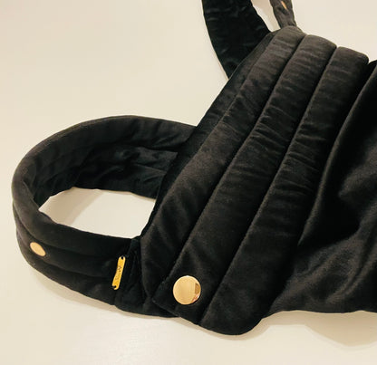 Porte-bébé Vouxx velouté noir