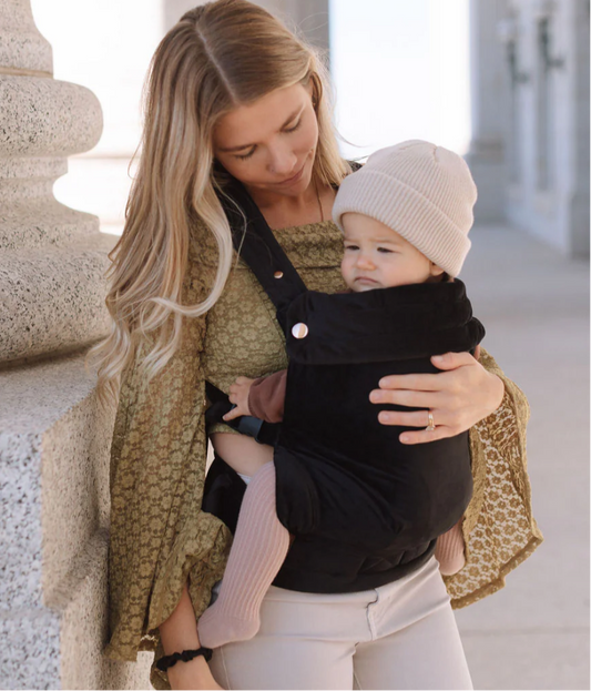 Porte-bébé Vouxx velouté noir