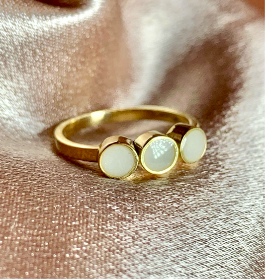 Moedermelk ring Elisa (14 karaat) goud