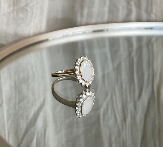 Queen uni en or massif 14 carats (anneau lisse, sans pierres) 