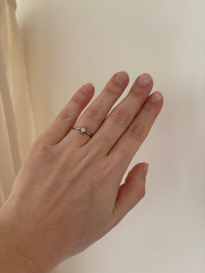 Anillo corona - plata - baño oro - baño rosado