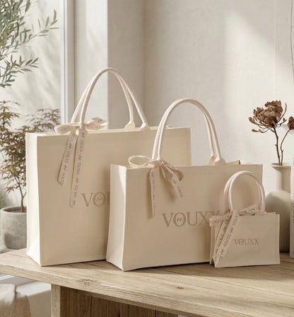 Cotton giftbag large voor luiertas en draagzak