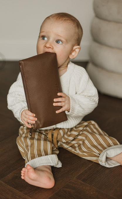 VOUXX Tote luiertas Maya suede brown (complete set)