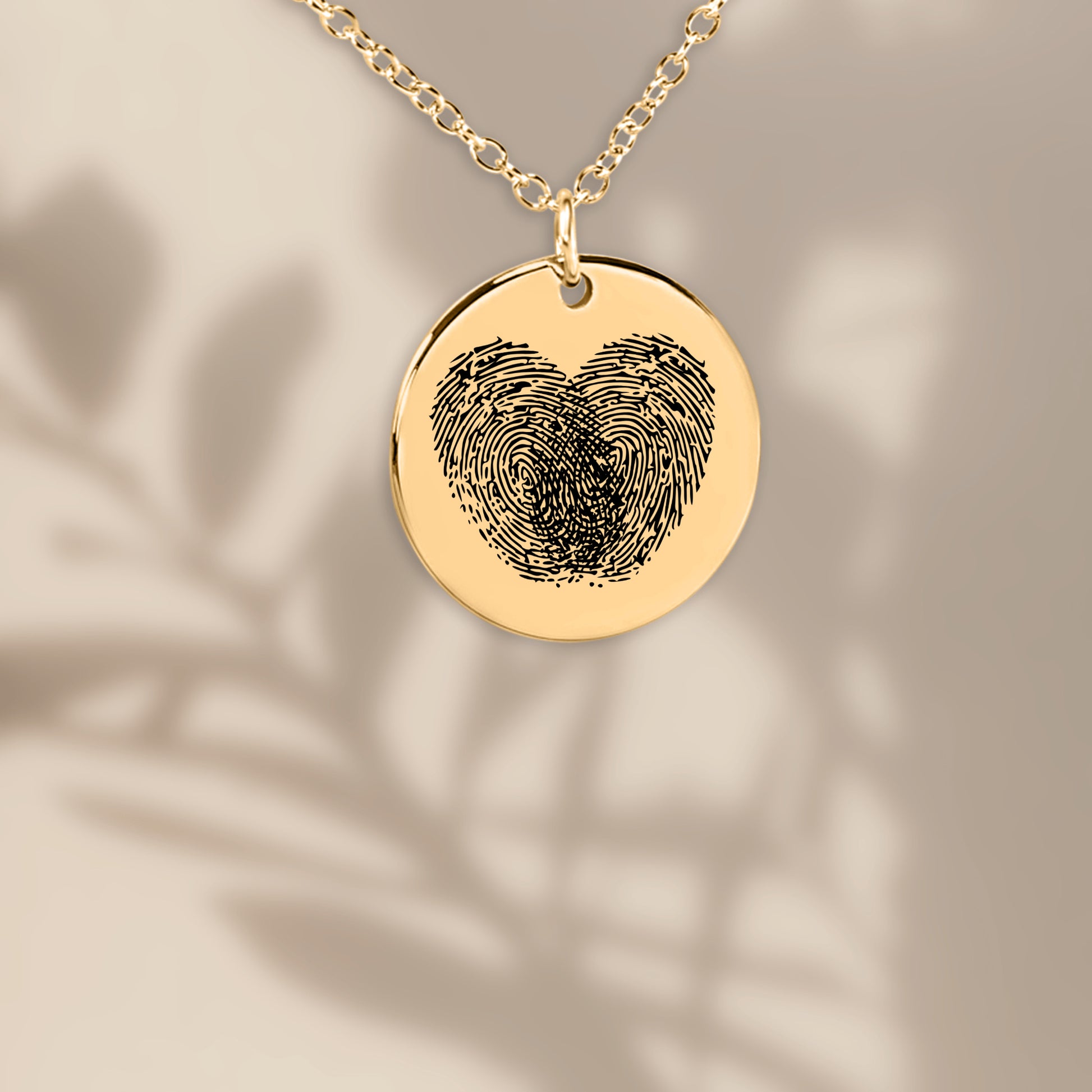 vingerafdruk ketting gepersonaliseerde sieraden