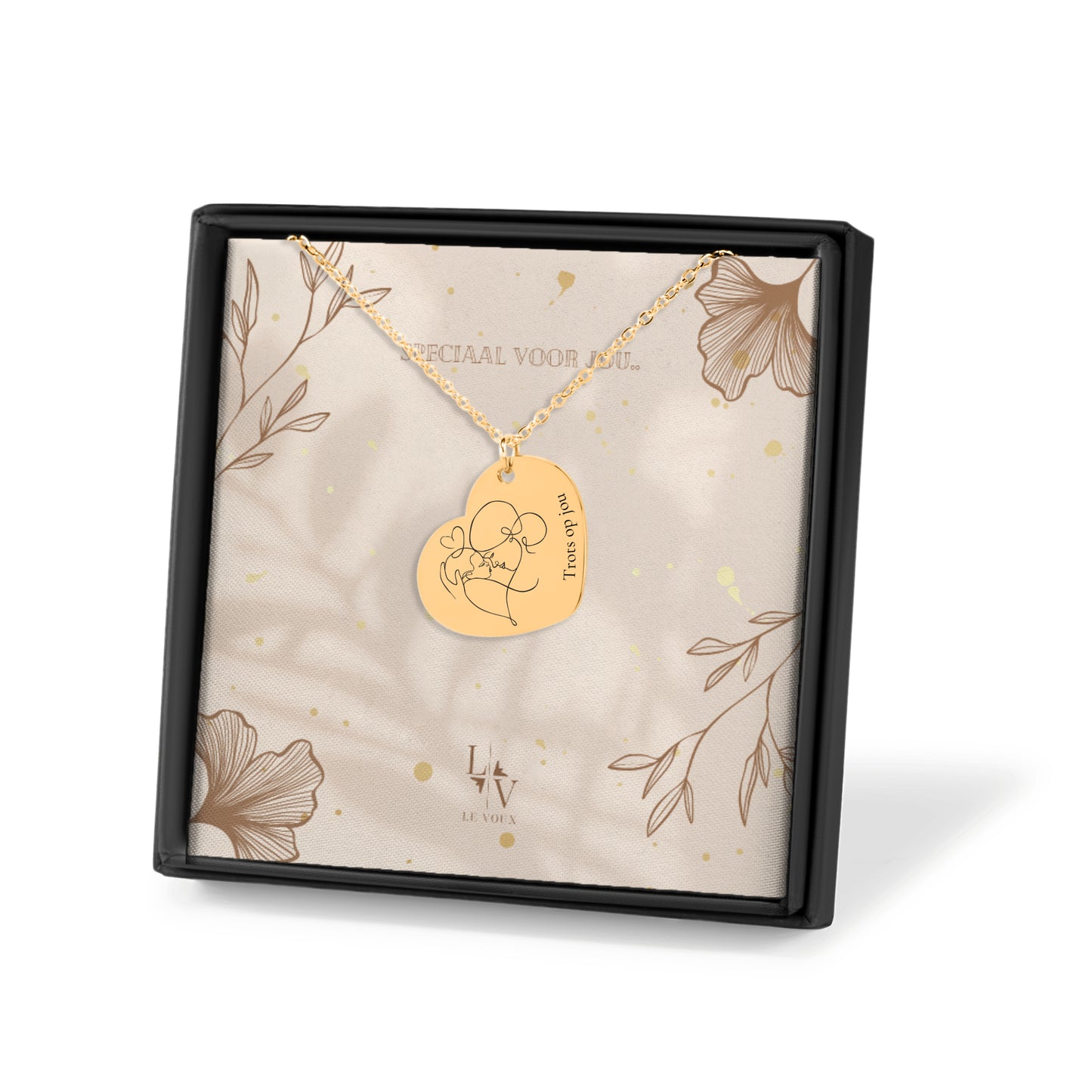 Mãe filho colar presente coração nome personalizado mãe colar jóias de leite materno - prata - rosa - ouro