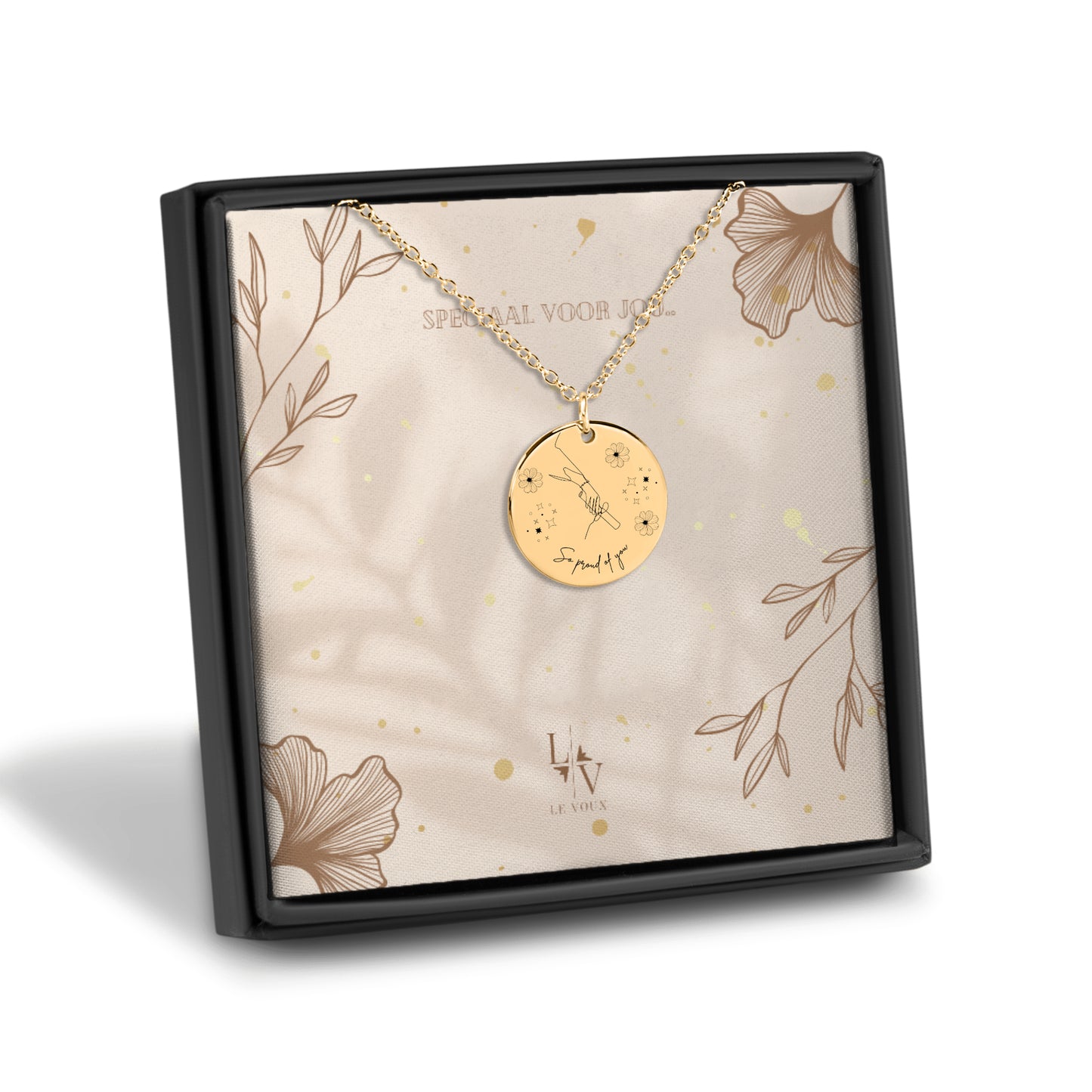 Cadeau collier diplôme réussi-argent-or rose-doré