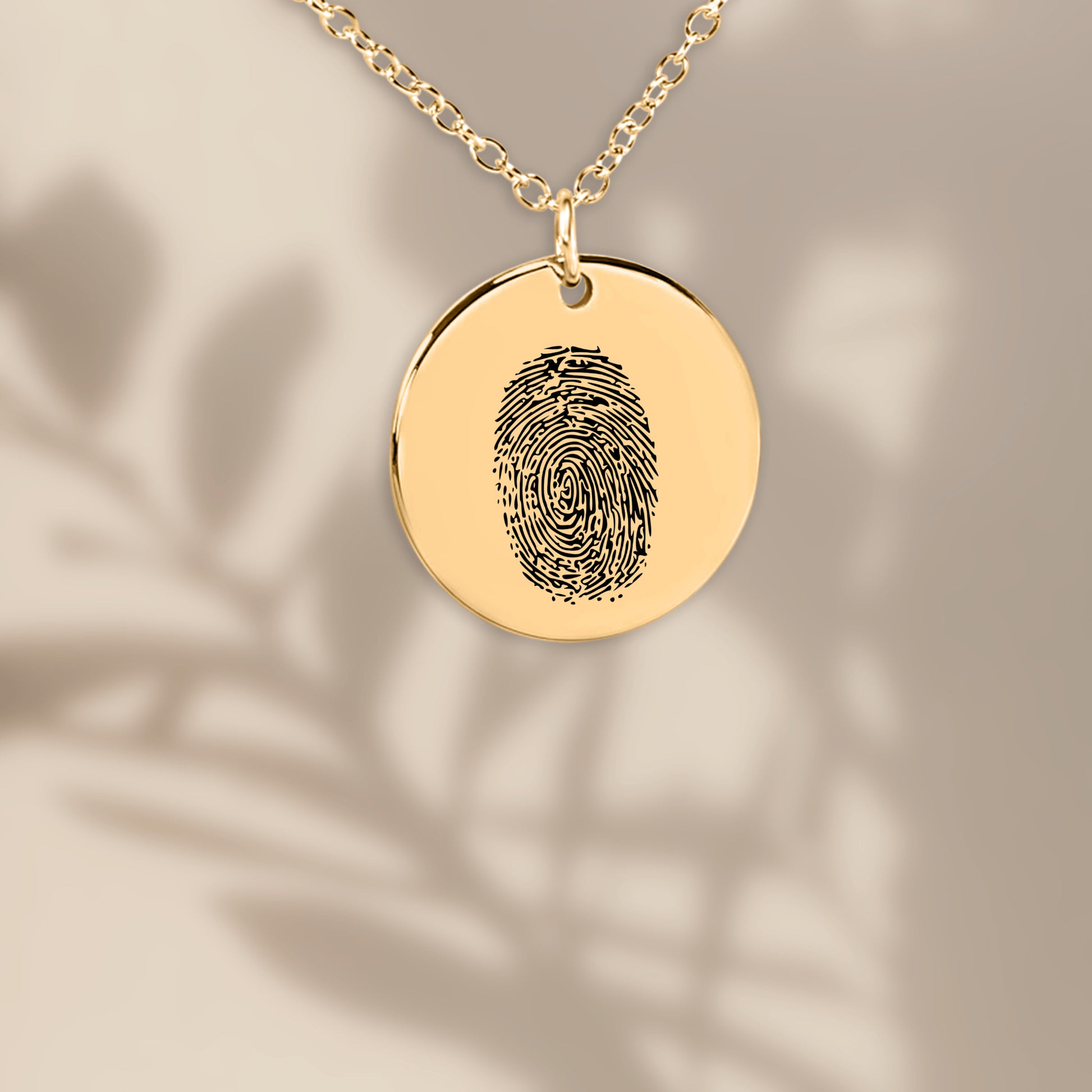 vingerafdruk ketting gepersonaliseerd sieraad