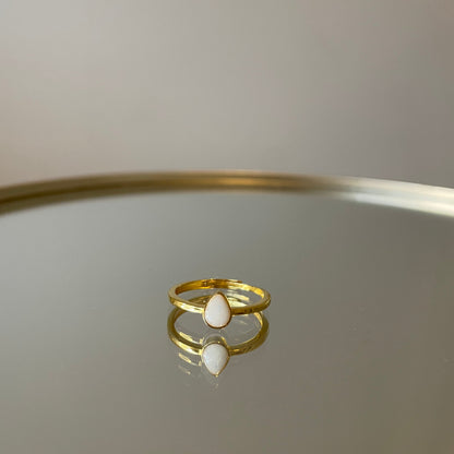 anel de leite materno, a lágrima fina - joias de leite materno banhadas a ouro, rosas e prata